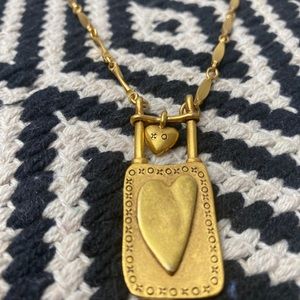 GUESS heart pendant necklace.